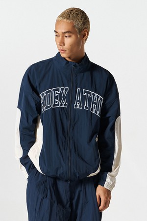 애슬레틱 컬러 블럭 자켓 (Navy)_NAVY-a