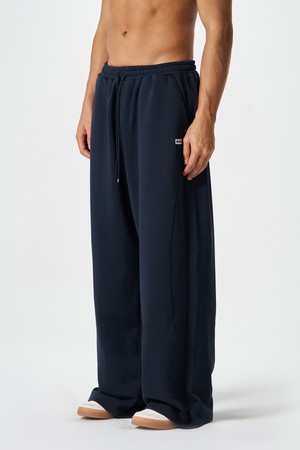 커브 리벳 스웨트 팬츠 (Navy)_NAVY-a