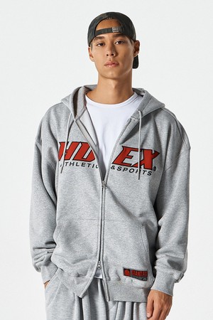 오리진 자이언트핏 후디 집업 (Melange Gray)_GREY-a