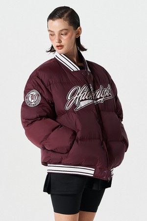 패디드 베이스볼 푸퍼 자켓 (Cherry Red)_RED-a