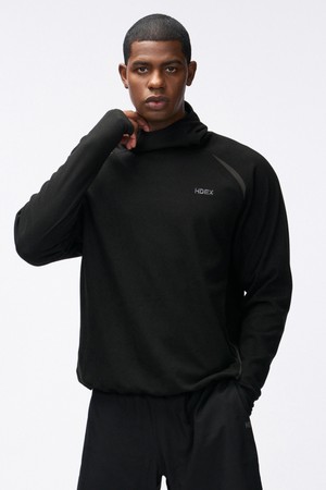 웜히트 이지 풀오버 후디 (Black)_BLACK-a