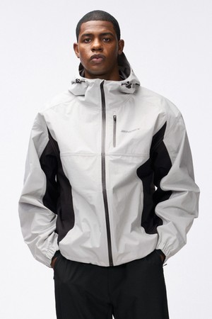 어시스트 투톤 스톰 쉘 자켓 (Light Gray)_GREY-a