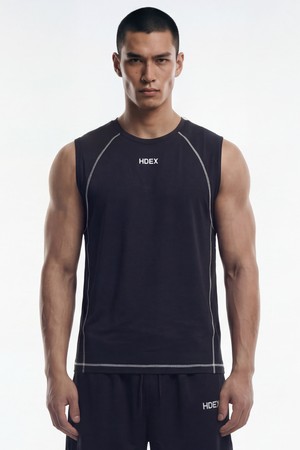 프로 머슬핏 컴프레션 탱크 (Black)_BLACK-a