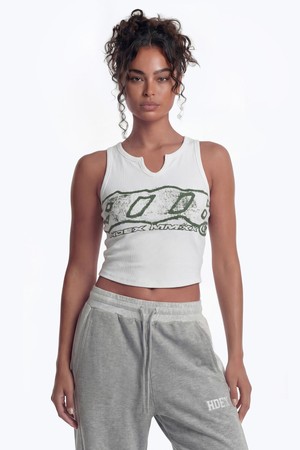 클리어 916 리브드 크롭 탱크탑 (White)_WHITE-a