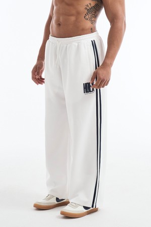 크랙 프린티드 트랙 팬츠 (White)_WHITE-a