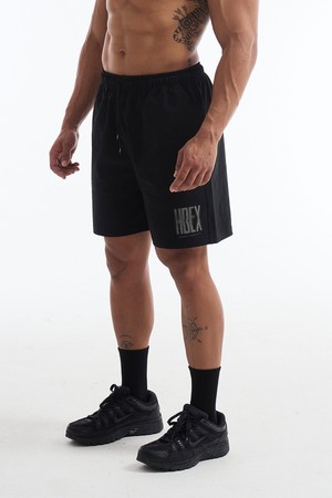 크랙 프린티드 쇼츠 (Black)_BLACK-a