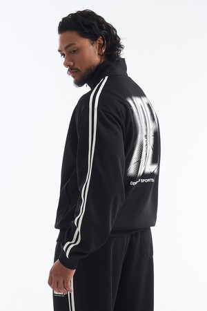 크랙 프린티드 트랙 자켓 (Black)_BLACK-a