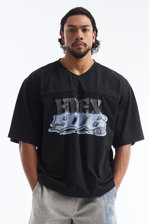 코어 콤비 소로나 매쉬 숏 슬리브 (Black)_BLACK-a