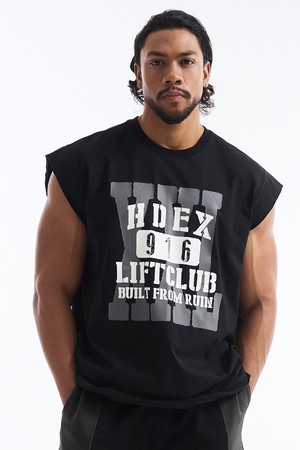 리프트 캡 데미지 슬리브리스 (Black)_BLACK-a