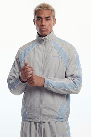 컬러 서밋 파이핑 자켓 (Gray)_GREY-a