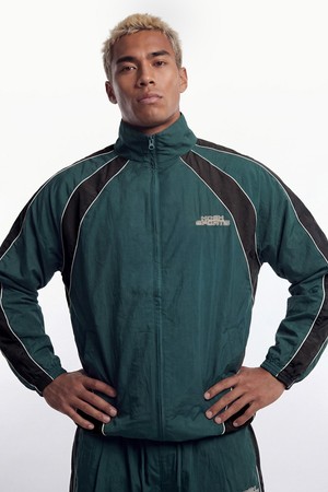 컬러 서밋 파이핑 자켓 (Mint)_GREEN-a