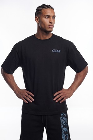 클리어 916 백로고 숏 슬리브 (Black)_BLACK-a