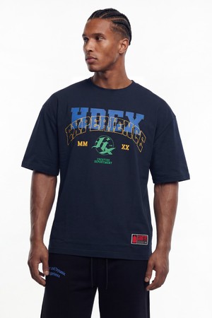 오버레이 자이언트핏 숏 슬리브 (Navy)_NAVY-a