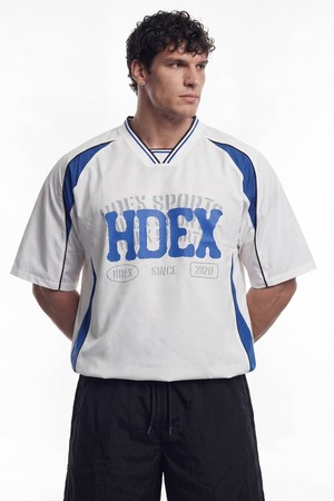 리버스 더블 레이어 하프 저지 숏 슬리브 (White)_WHITE-a