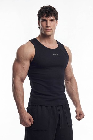 에센셜 컷라인 바디핏 탱크 (Black)_BLACK-a