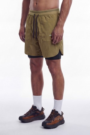 어시스트 투인원 립스탑 쇼츠 (Camel)_CAMEL-a