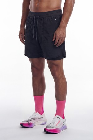 어시스트 투인원 립스탑 쇼츠 (Black)_BLACK-a