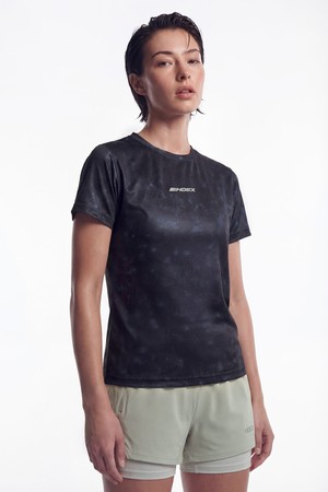 어시스트 그레인 숏 슬리브 W (Navy)_NAVY-a