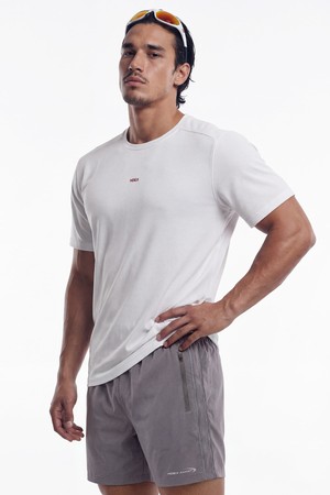 에어 라이트 러닝 숏 슬리브 (Ash Cream)_IVORY-a