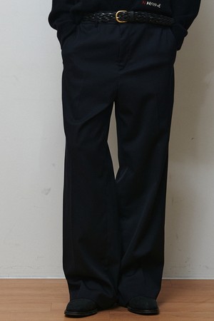 아티잔 테일러드 울 팬츠 네이비