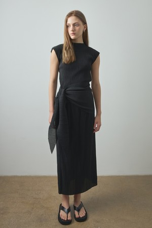 Pleated wrap Set _Black