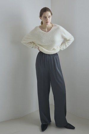 Silky Pants_Dark Gray