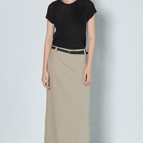 Low Skirt_Beige