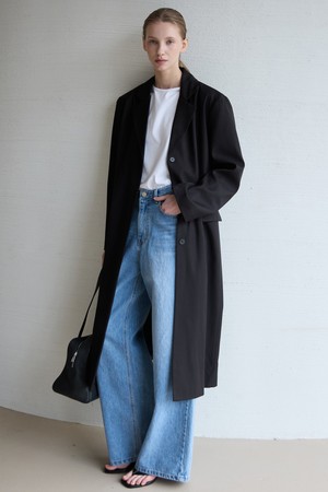 Tailored Wool Coat_Black