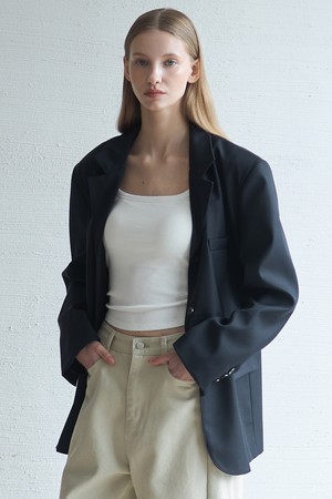 Classic Wool Jacket_Navy