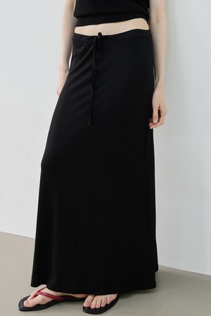 Comfort Long Skirt_Black