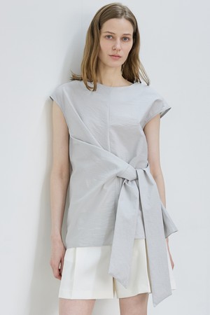 Vine Blouse_Mint Gray