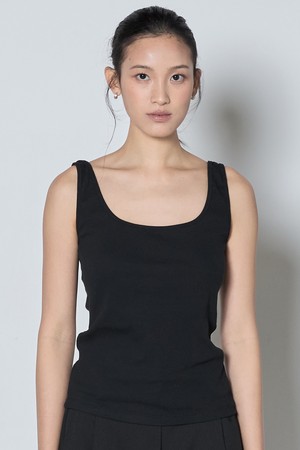 Square Sleeveless_Black