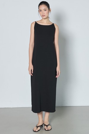 Boatneck Dress_Black