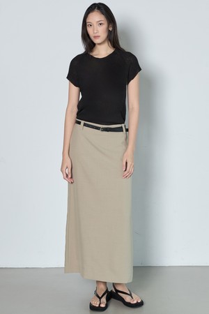 Low Skirt_Beige