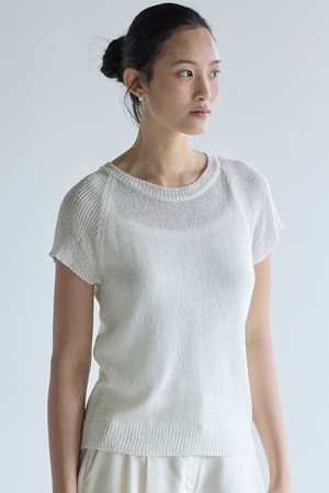 Comfort Knit Top_Ivory