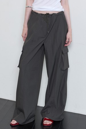 Airy Pocket Pants Charcoal