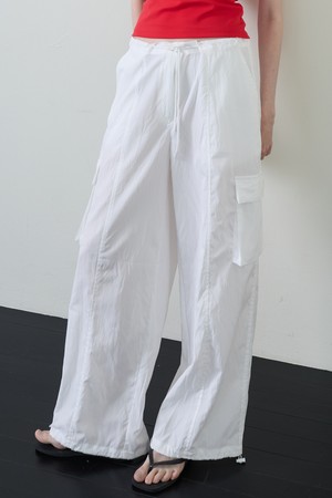 Airy Pocket Pants Ivory