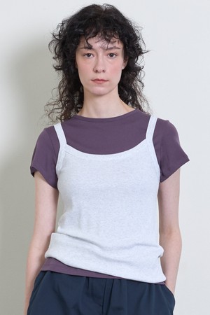 Claire Sleeveless Light Gray