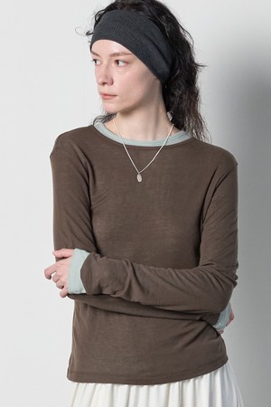 Base Long Sleeve Tee Brown