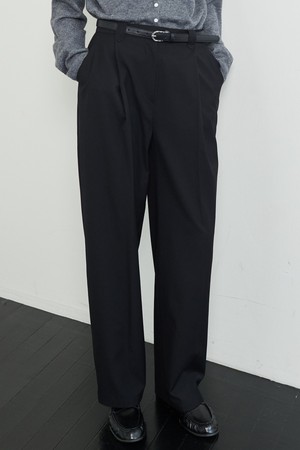 Soft Tapered Pants_Black