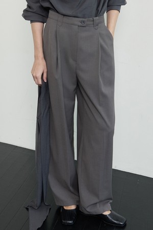 Soft Tapered Pants_Dark Gray