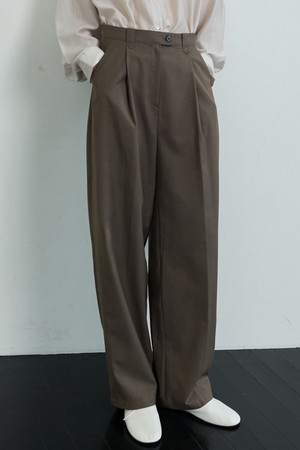 Soft Tapered Pants_Mocha