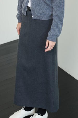Column Skirt_Charcoal