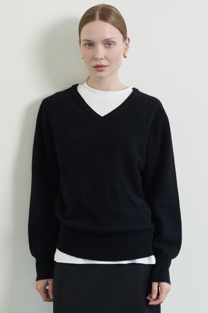 Soft Touch V Knit_Black