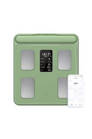앳플리 아이그립X 전신 정확한 몸무게 저울 더블스마트인 바디체중계 체지방 가정용 전자 기계_GREEN-a