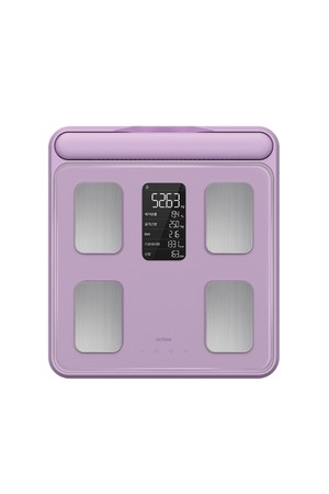 앳플리 아이그립X 전신 정확한 몸무게 저울 더블스마트인 바디체중계 체지방 가정용 전자 기계_PURPLE-a