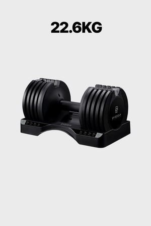 바이줌 22.6kg 5단 퓨어 무게조절 덤벨 아령 홈트 홈짐 가정용 운동 기구_BLACK-a