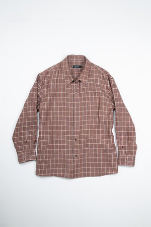 Natural Check Pattern Shirt_____red