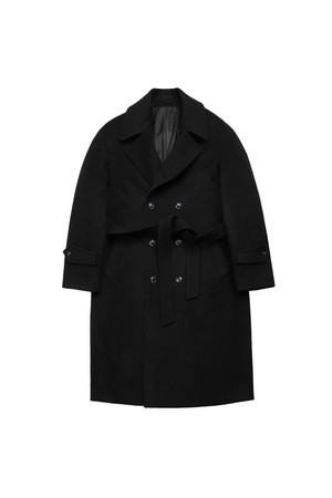 Cashmere Double Coat (Black)
