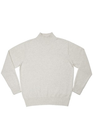 Whole Garment Mock-neck (Oatmeal)